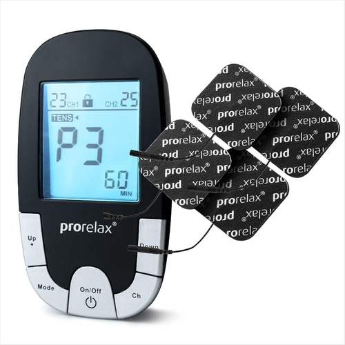 PROPELAX TENS/EMS Super Duo Plus Elektrostimulationsgerät 25 Stufen schwarz NEU