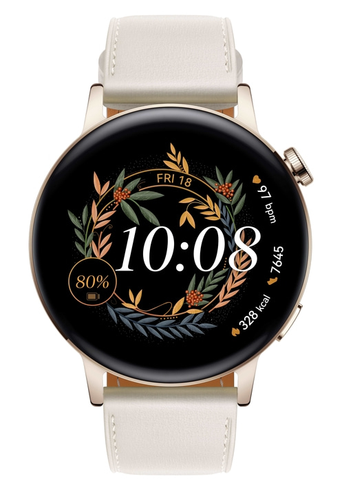 HUAWEI WATCH GT3 Smartwatch 42mm AMOLED GPS Tocuscreen Light gold B-WARE