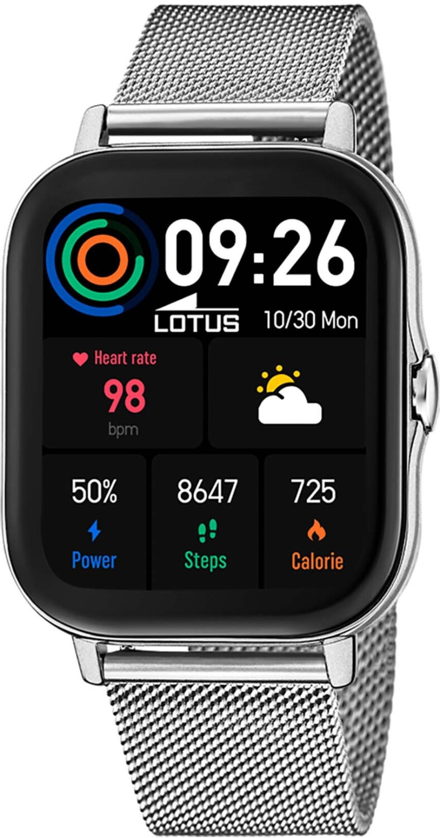 LOTUS 50044/1 Smartwatch iOS & Android 44 mm Edelstahlarmband B-WARE