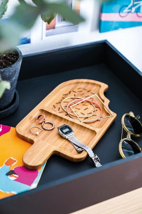 4 x DONKEY PRODUCTS Bambusteller Eis 200488 Teller Brettchen 28cm x 14cm NEU