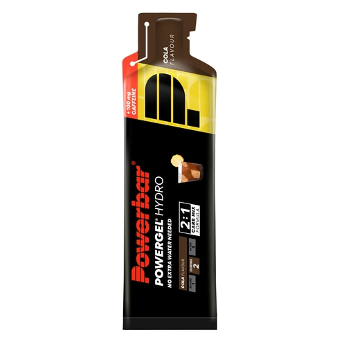 POWERBAR PowerGel Hydro Cola High Carb Energie Gel Natrium Koffein 24 x 67 ml