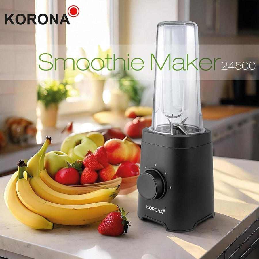 KORONA Smoothie Maker 24500 2 Leistungsstufen 600ml Becher ToGo 320W NEU