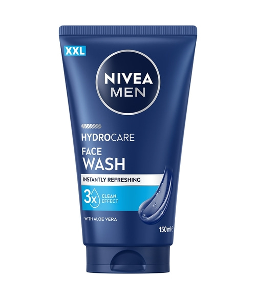 NIVEA MEN HydroCare Waschgel XXL 2 x 150ml Gesichtswaschgel