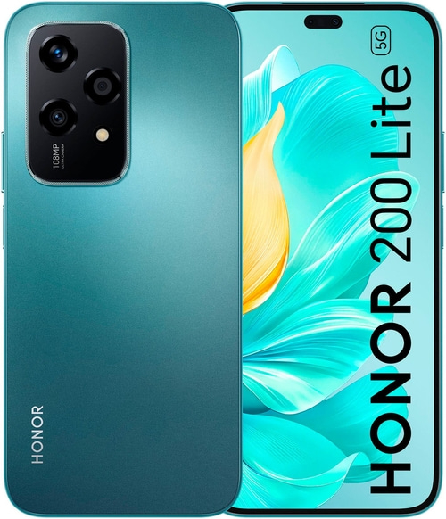 HONOR Smartphone 200 Lite 6,7Zoll 108MP 256GB 5G WLAN Bluetooth Cyan Lake B-WARE