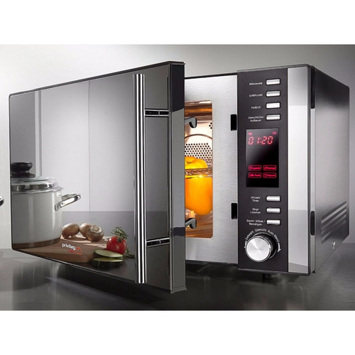 PRIVILEG 3-in-1-Mikrowelle Edition 50 Grill Heißluft 25L schwarz B-Ware