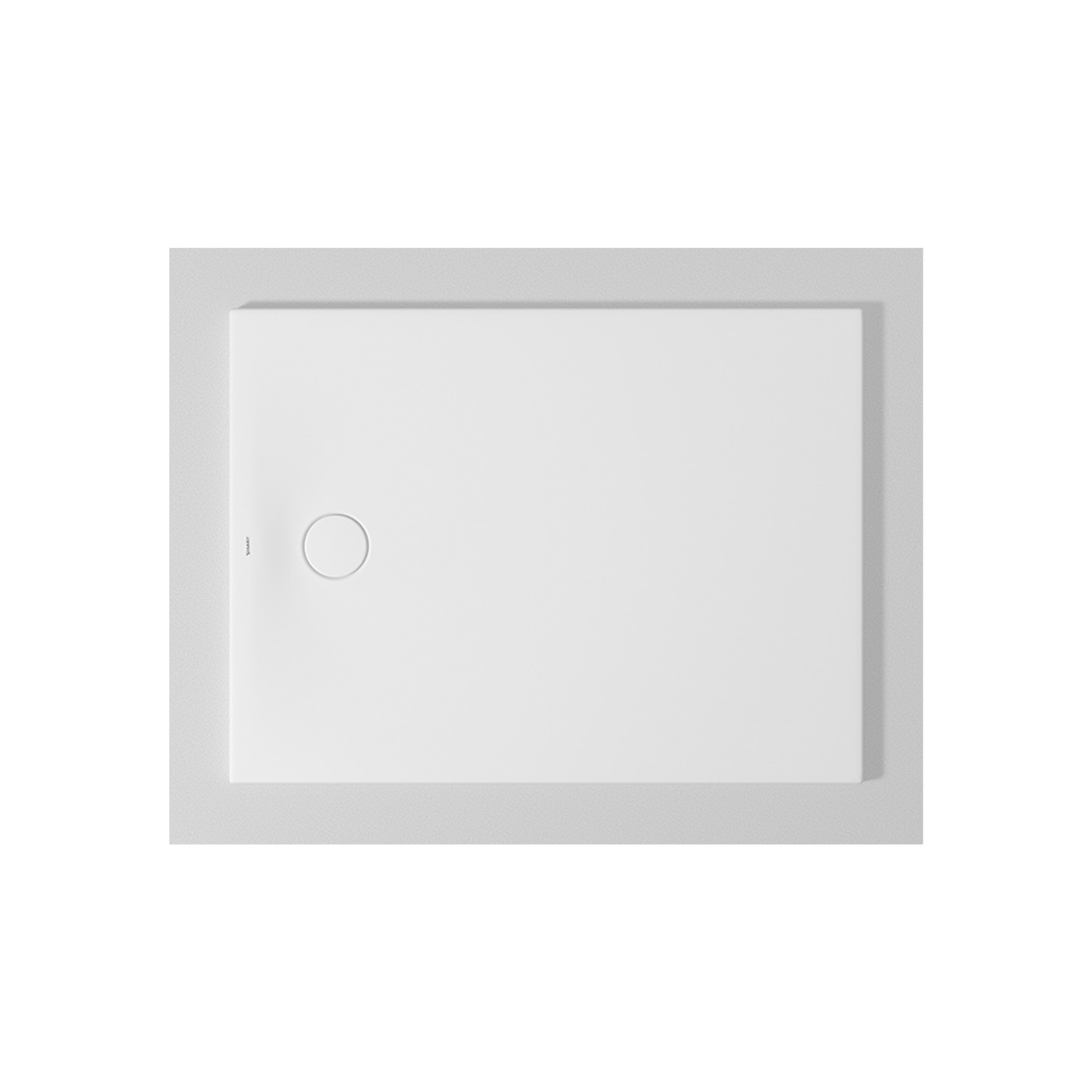 DURAVIT Bodenbündige Duschwanne Tempano 1200 x 900 mm Rechteck Weiß