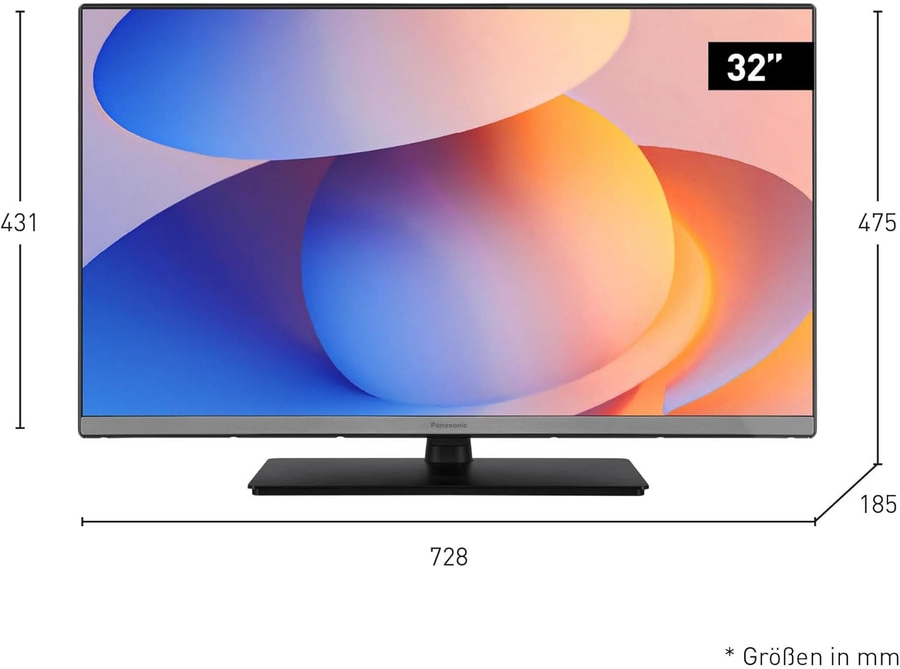 PANASONIC Fernseher 32 Zoll 720p HD LED Smart TV TB-32S40AEZ HDR WLAN HDMI