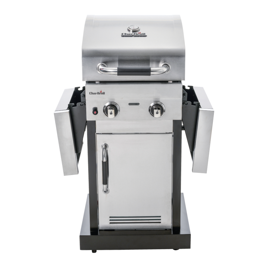 CHAR-BROIL ADVANTAGE 225S 2-Brenner Gasgrill + Grillplatte 6.15 kW NEU