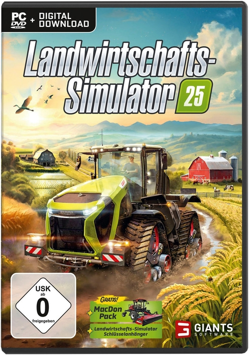 PC Spiel: Landwirtschafts-Simulator 25 Computerspiel Farming Landwirtschaft
