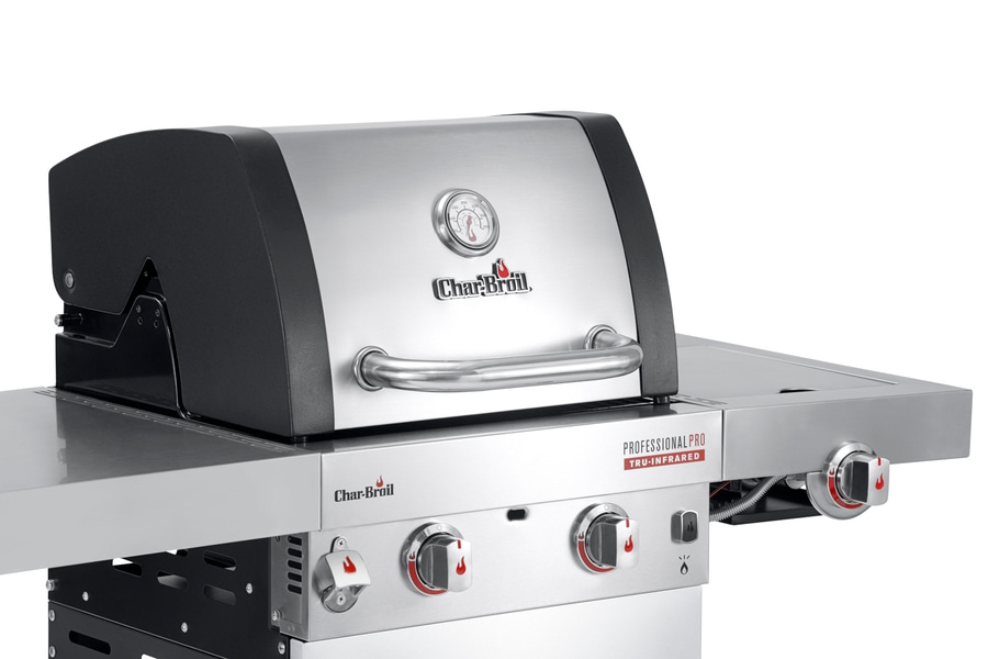 Char-Broil Grill, Edelstahl, Professional Pro, Tru-Infrarot, Gasgrill, Kochfeld, Thermometer