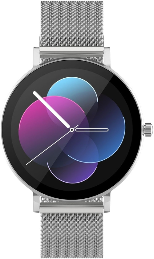 SMARTY 2.0 Smartwatch SW079B Armbanduhr Edelstahlarmband Bluetooth 41mm