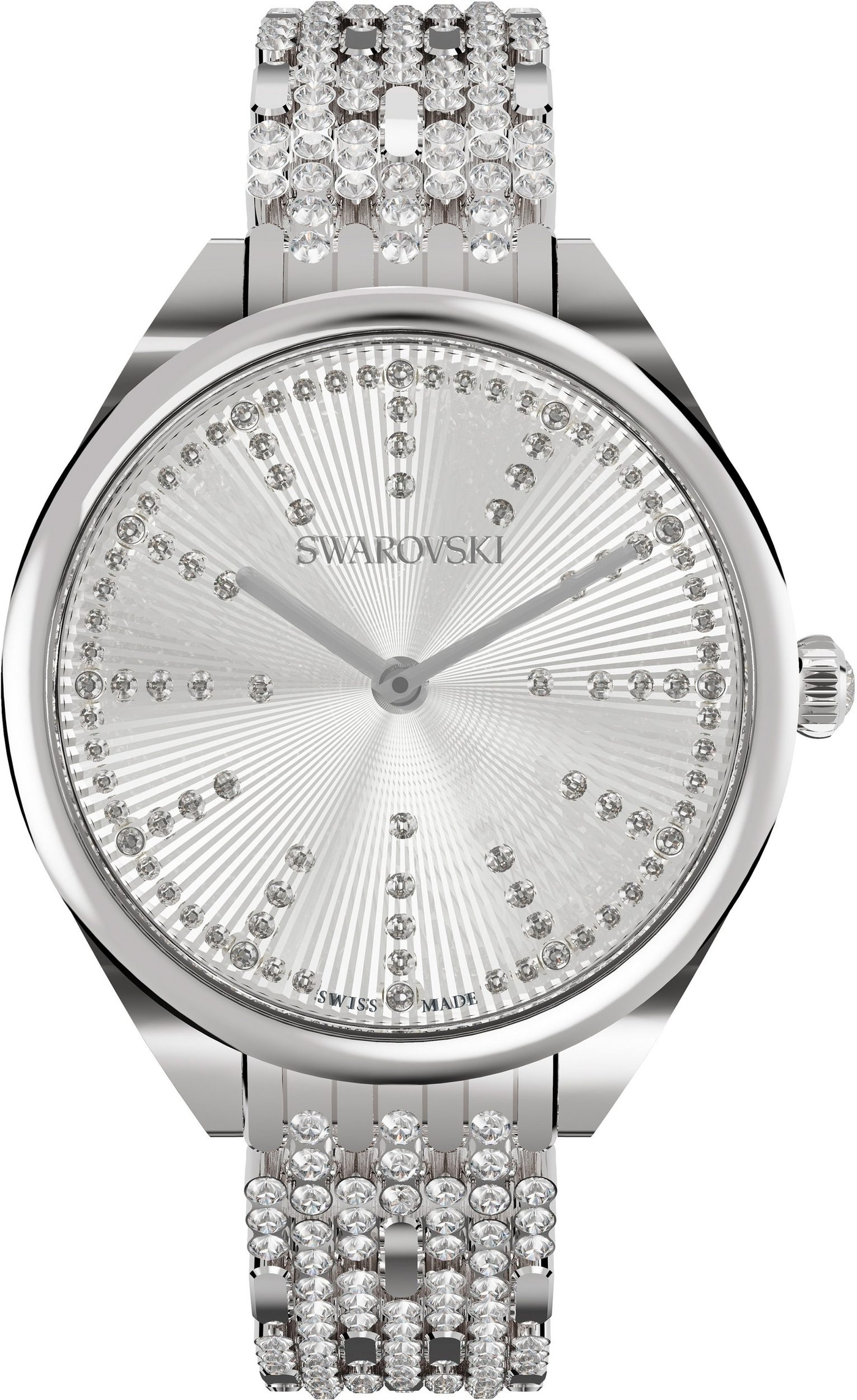 SWAROVSKI Damen Armbanduhr ATTRACT 5610490 Quarzuhr Edelstahl 30mm B-WARE