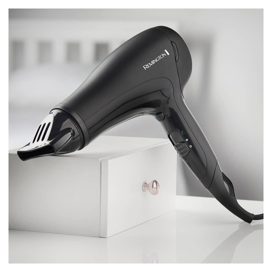 REMINGTON Haartrockner D3010 Ionen-Technik 2000 W 3 Heiz- & 2 Gebläsestufen