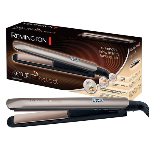 Remington Glätteisen Keratin Protect, für glattes, glänzendes Haar, 15 Sekunden Aufheizzeit, 9 Temperatureinstellungen