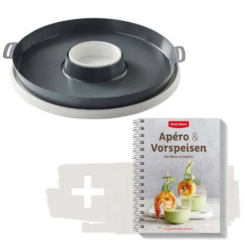 BETTY BOSSI Apéro & Vorspeisen Backbuch + Aperoring Backform Fingerfood Häppchen