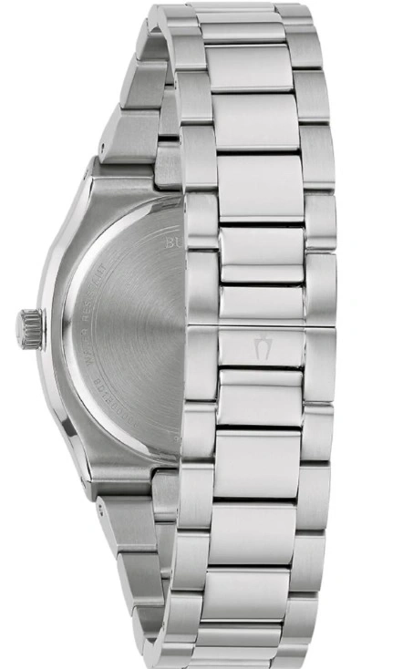 Uhr, Edelstahlarmband, silberfarben, Detailaufnahme, Nahaufnahme, Accessoire, Mode