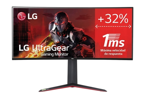LG 34GN850P-B Gaming Monitor 86,4 cm (34") 3440 x 1440 WQHD LED 144Hz Schwarz