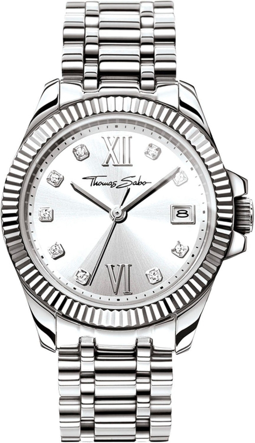 THOMAS SABO Damenarmbanduhr DIVINE WA0252-201-201-33MM Quarz Datum 33mm B-WARE