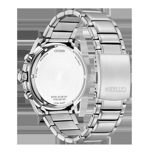 CITIZEN Armbanduhr AT1190-87L Solar Eco-Drive Kristallglas silber 42mm B-WARE