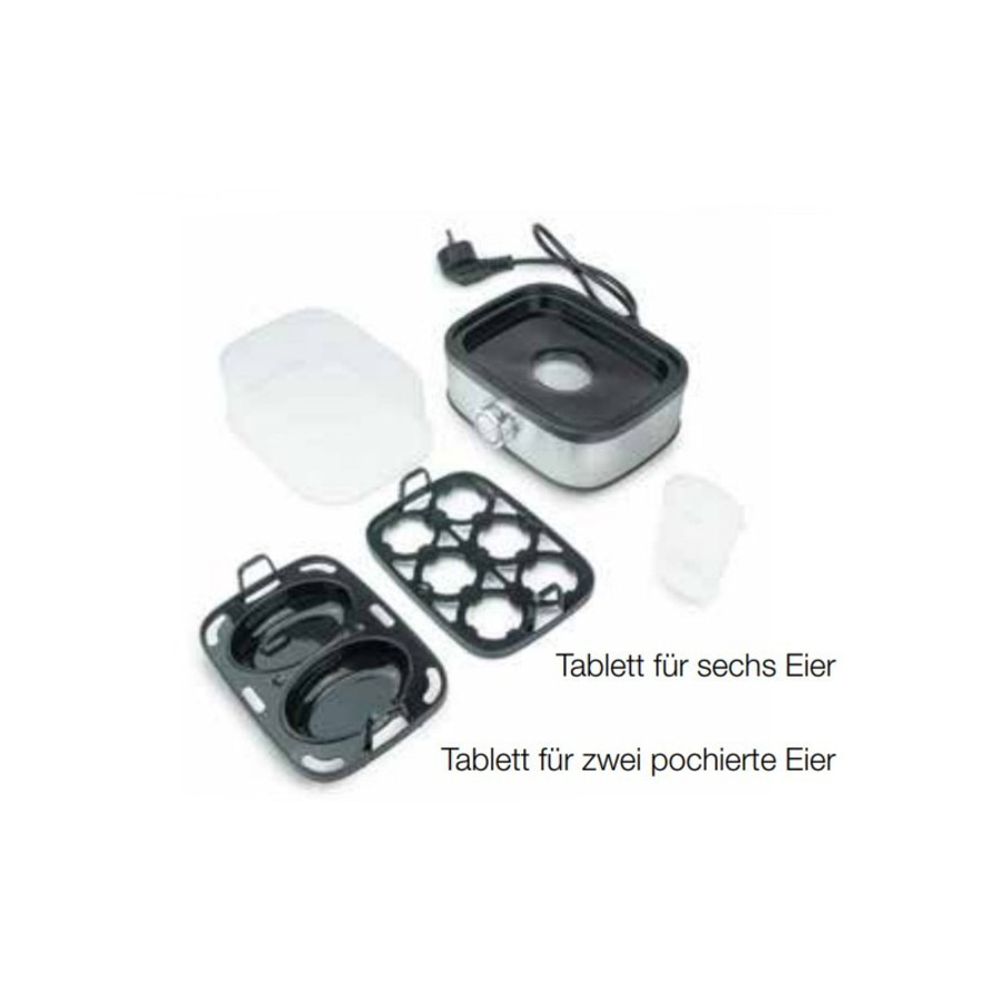 KORONA Eierkocher 25307 6 Eier kochen pochieren 210 Watt Einfache Reinigung NEU