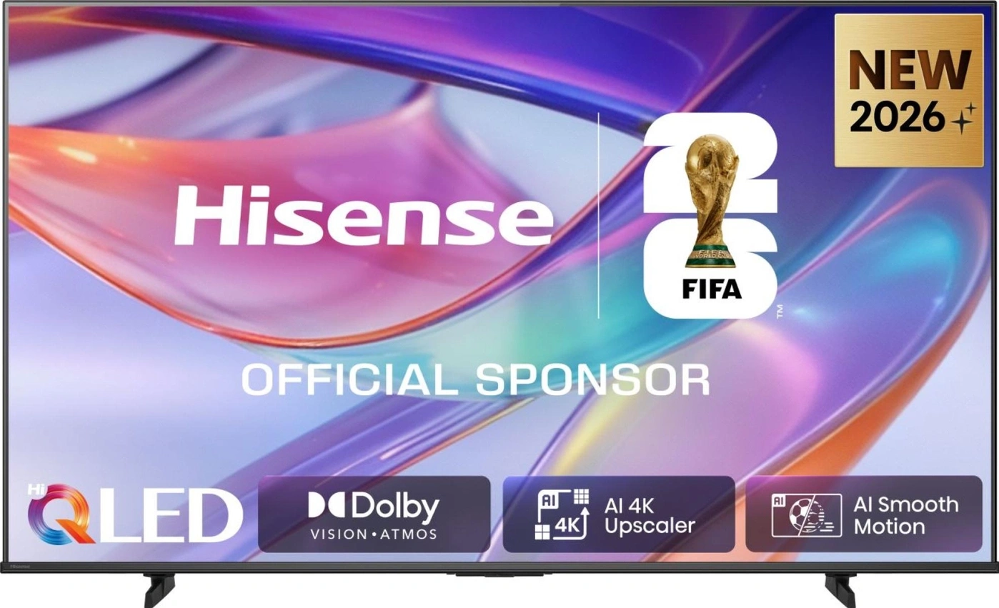 Hisense QLED Fernseher mit FIFA WM 2026 Sponsor.