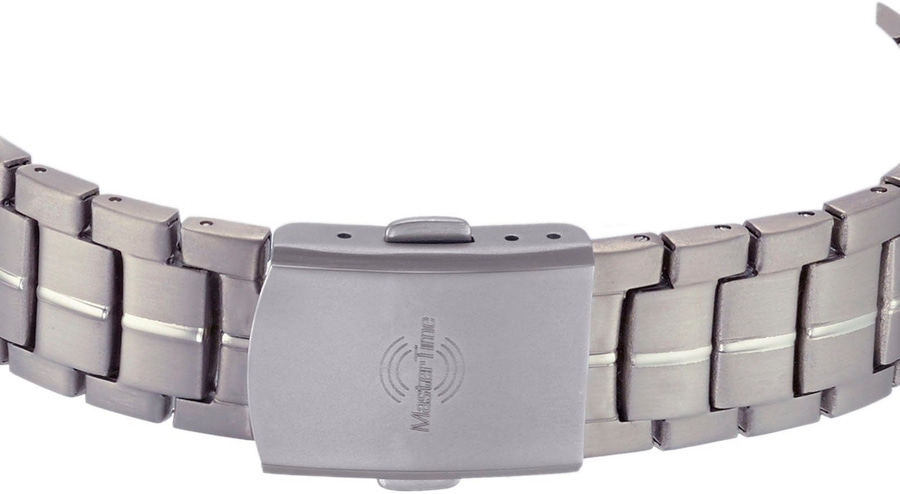 MASTER TIME Armbanduhr Damen MTLT-10352-31M Quarz Funk Titan 34mm B-WARE