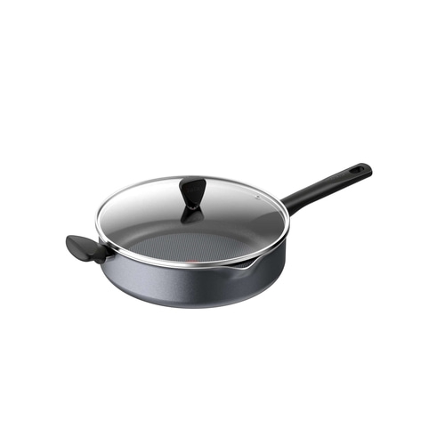 TEFAL Schmorpfanne + Deckel Ø 28 cm Family Day Alu Antihaft Thermo-Signal™ tief