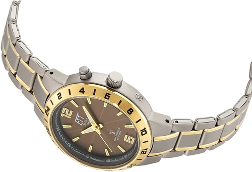 ETT Damenarmbanduhr Solar Drive Funkuhr Titan Basic ELT-11448-21M 34mm