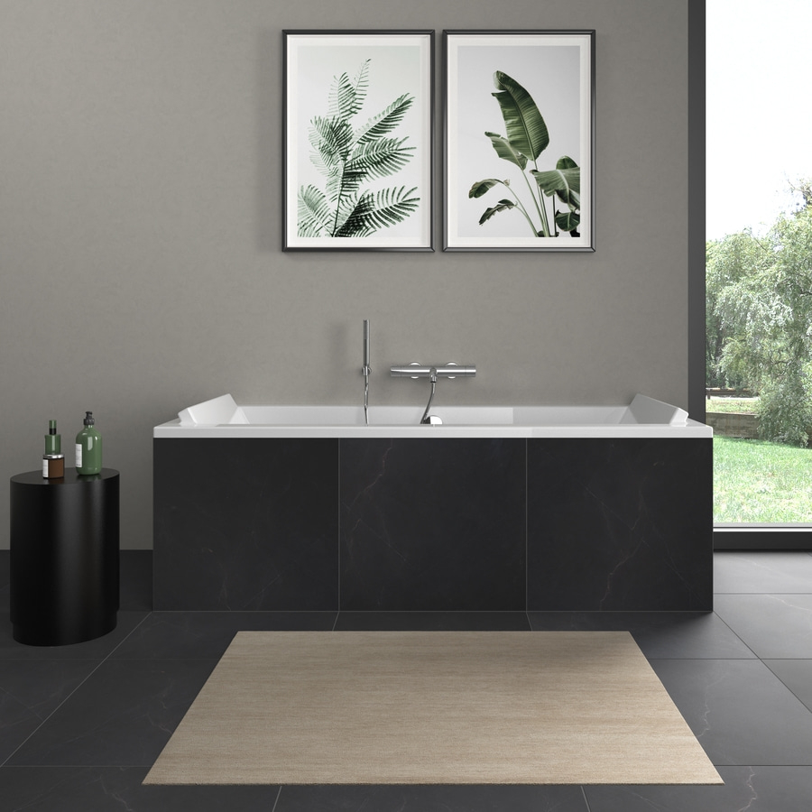 DURAVIT Badewanne Starck 1800 x 800 mm Weiß mit 2 Rückenschrägen