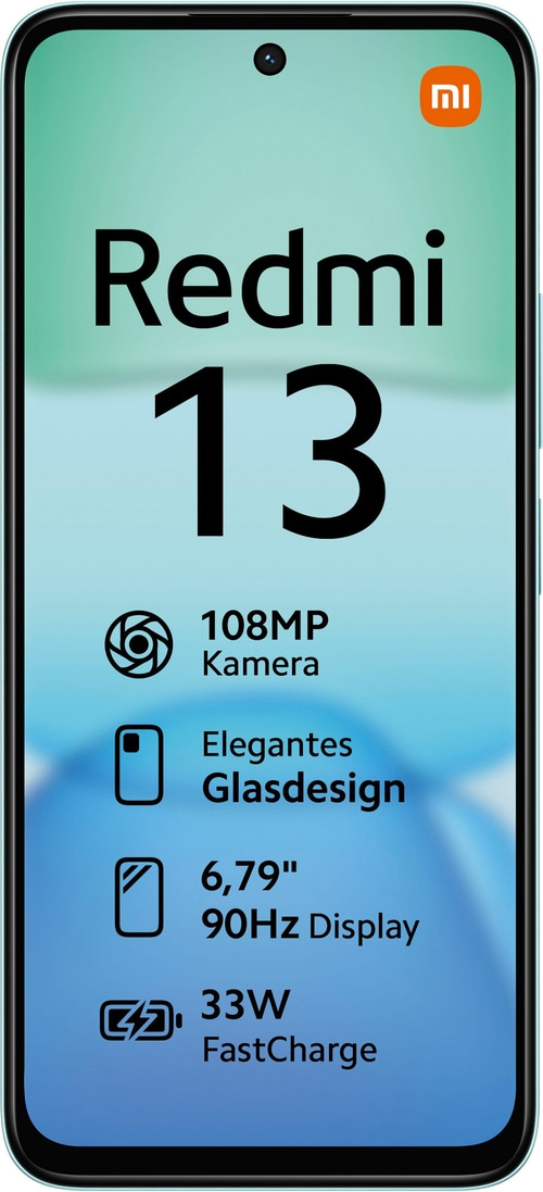XIAOMI Smartphone Redmi 13 6,79Zoll 128GB 108MP LTE NFC WLAN Ocean Blue B-WARE