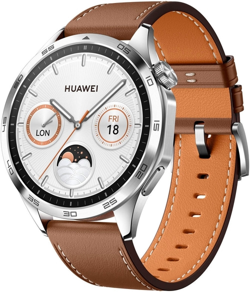 HUAWEI Smartwatch Watch GT4 AMOLED Touch-Display Bluetooth 46mm braun B-WARE