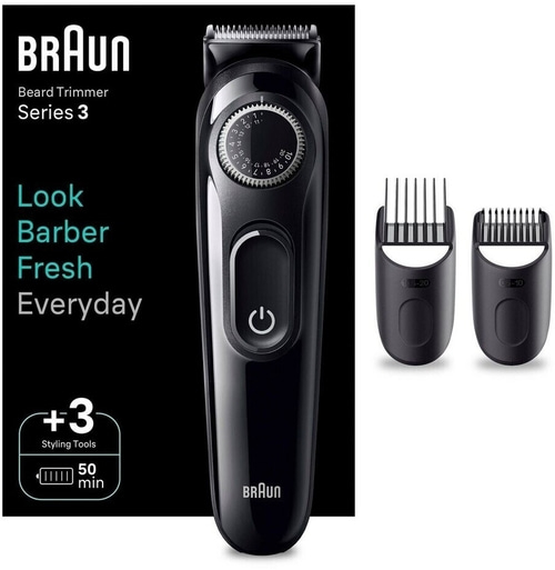BRAUN Series 3 BT3410 Barttrimmer Haarschneider Akku schwarz B-Ware