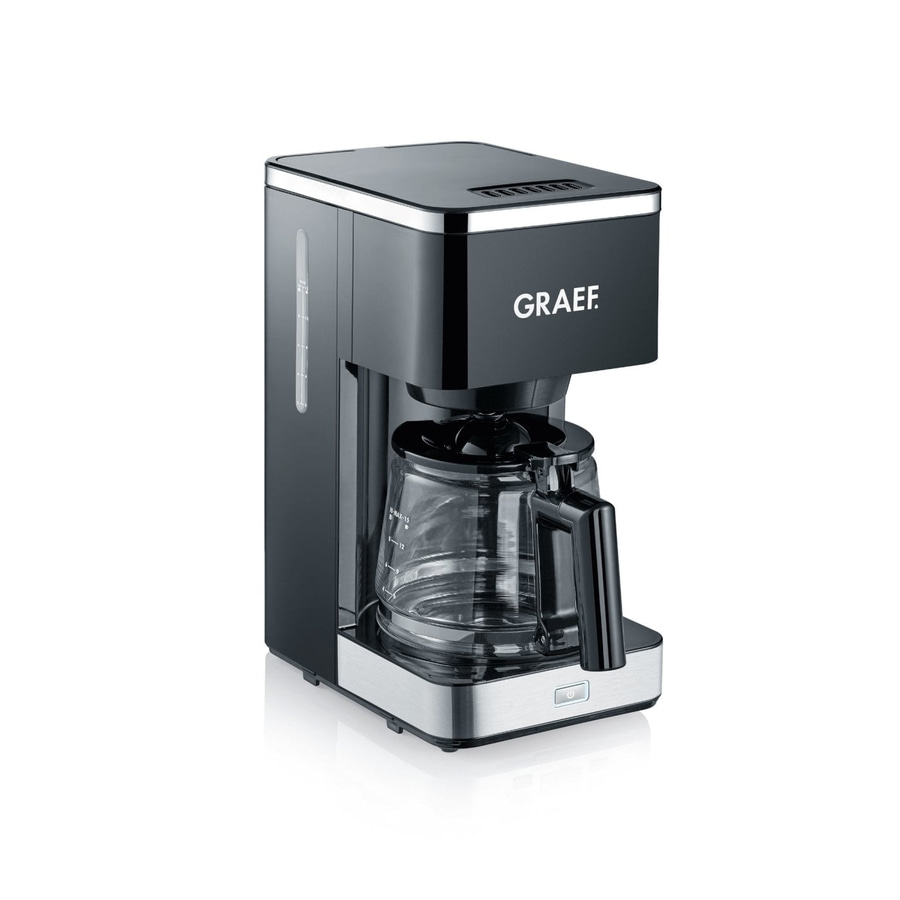 GRAEF Filterkaffeemaschine FK402EU Filterkaffee 1000W 1,25 Liter Kaffee schwarz