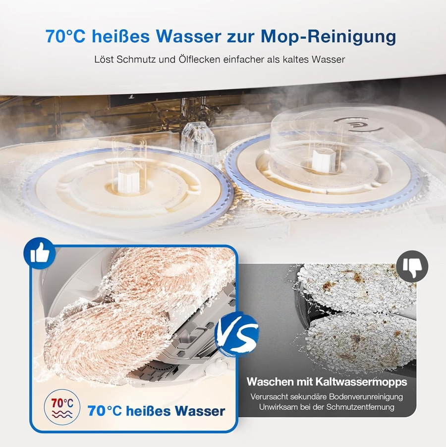 ECOVACS Deebot T30 PRO OMNI Saug- & Wischroboter App-Steuerung Station B-Ware