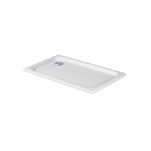 DURAVIT Duschwanne D-Code 1200 x 700mm, Weiß Rechteck Ablaufdurchmesser 90mm