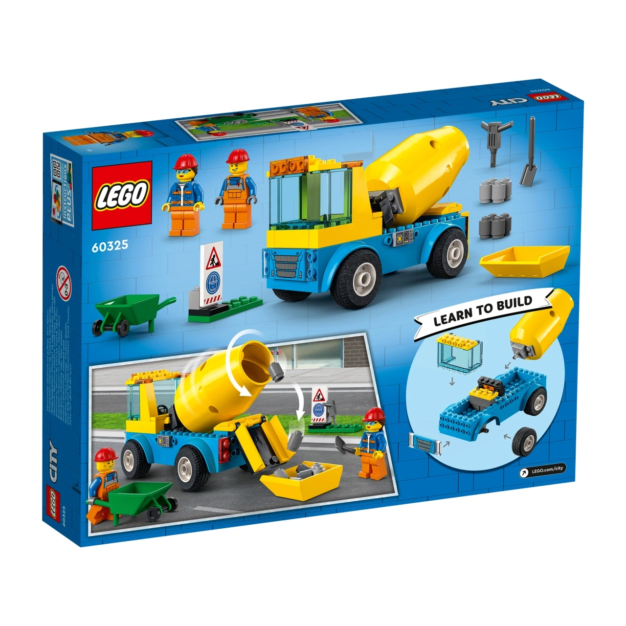 Lego City Betonmischer Spielzeugverpackung mit Anleitung