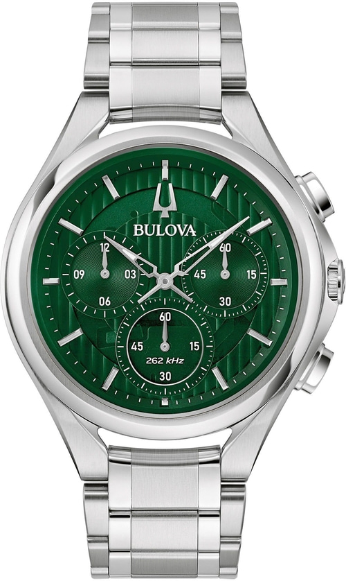 BULOVA 96A297 Armbanduhr Herrenchronograph 44 mm Edelstahl B-Ware