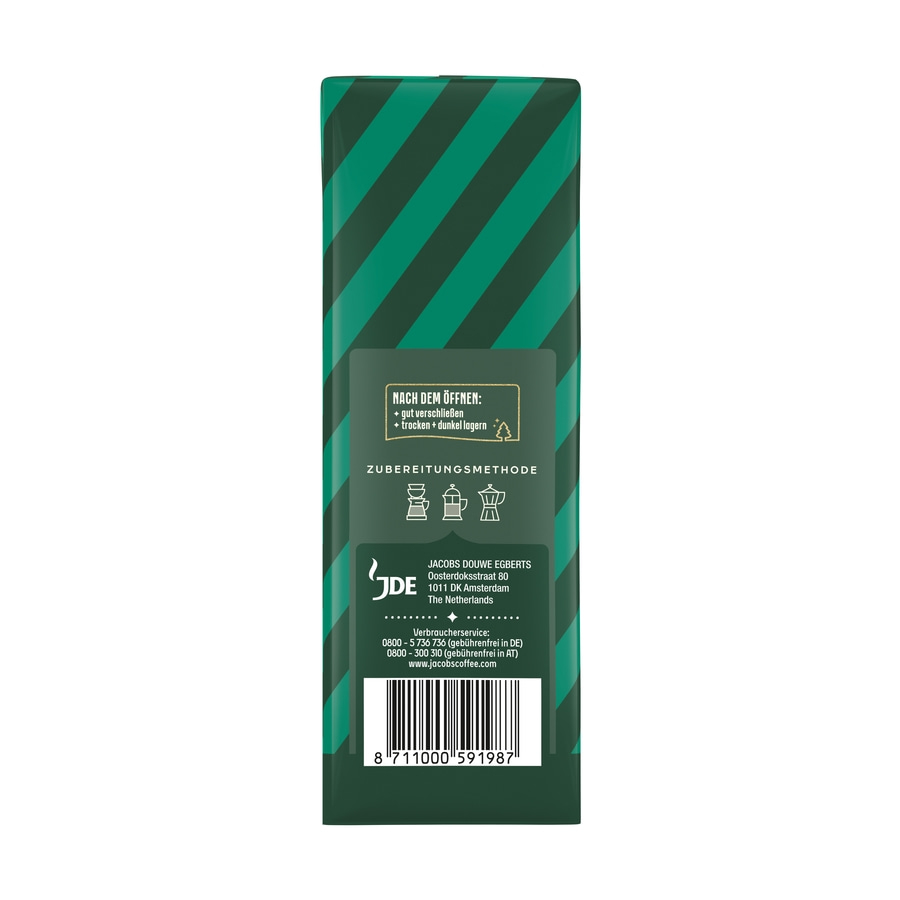 JACOBS Filterkaffee Weihnachtsedition 3 x 450g Pulver-Kaffee gemahlen Röstkaffee