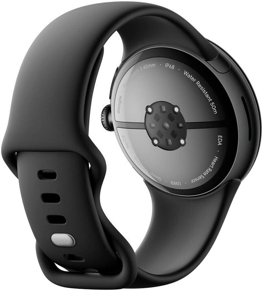 GOOGLE Pixel Watch 3 LTE Smartwatch 45 mm GPS Schwarz AMOLED Display B-WARE