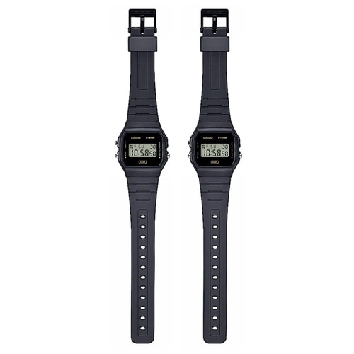 2 x CASIO TIMELESS COLLECTION Armbanduhr F-91WB-8AEF Quarz digital 33mm B-WARE