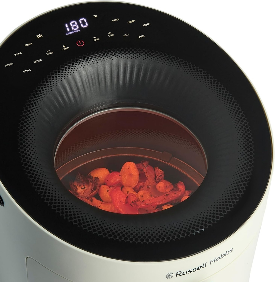 RUSSELL HOBBS Heißluftfritteuse Airfryer Satisfry Panoramic 10 Programme Grillen