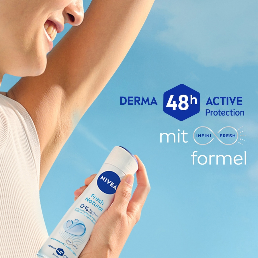 NIVEA Deodorant Fresh Natural Deo Spray 6 x 150ml