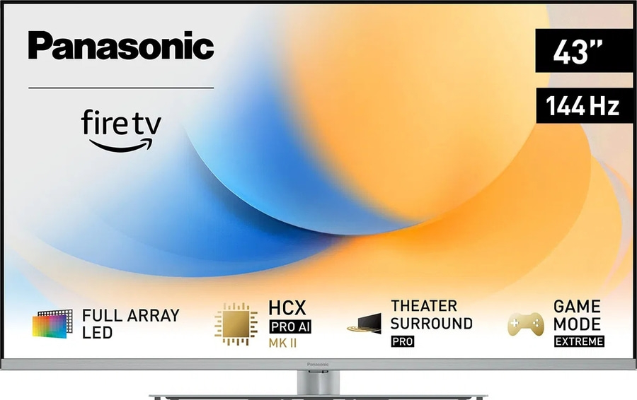 PANASONIC Fernseher 43 Zoll 4K UHD LED Smart TV TV-43W93AE6 Full-Array Fire TV