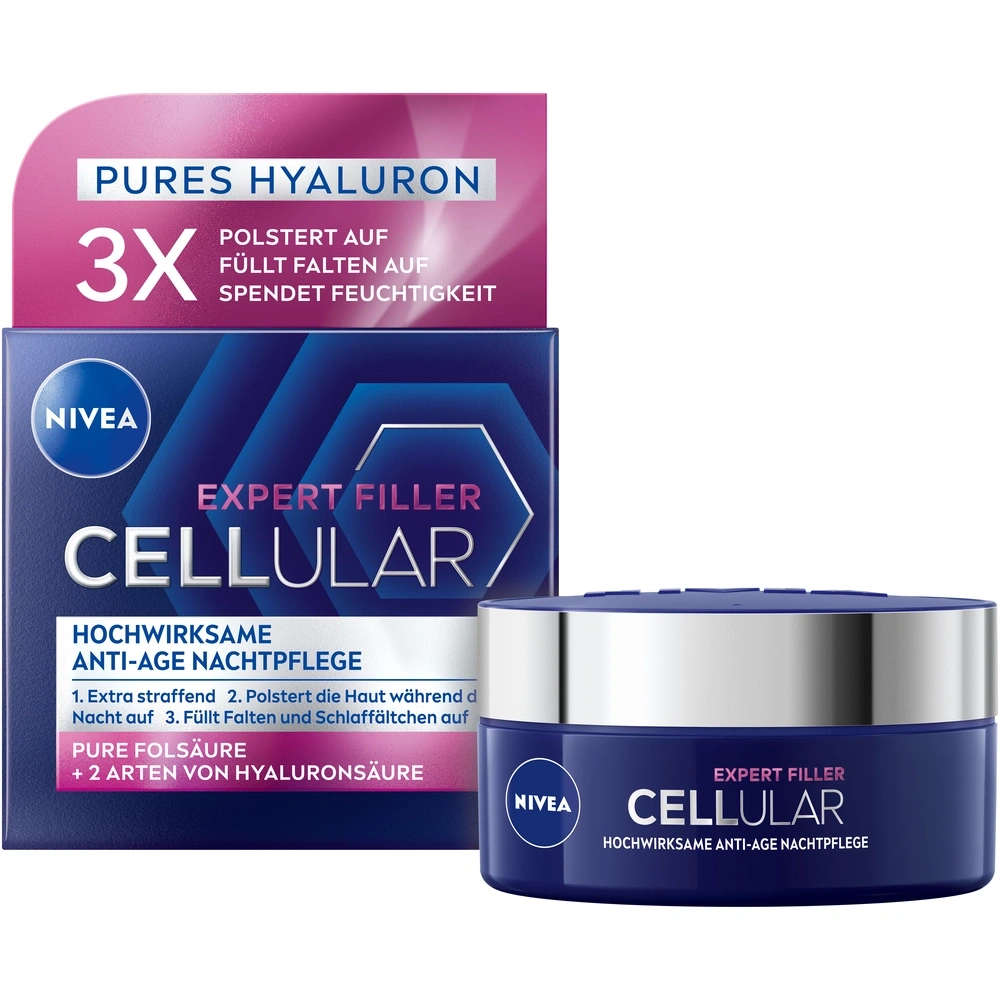 Nivea Cellular Expert Filler Anti-Age Nachtpflege mit Hyaluron