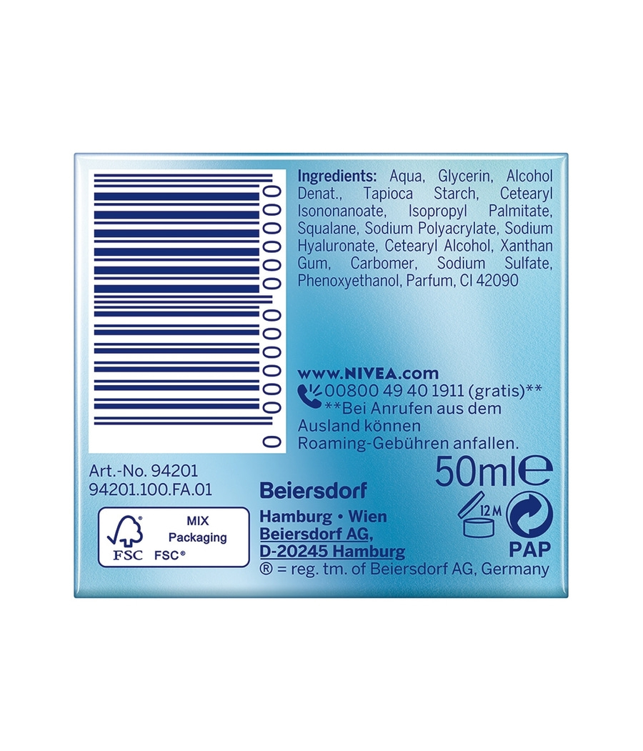 NIVEA Hydra Skin Effekt Tag Gelpflege 50ml