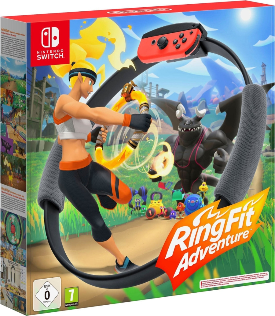 Nintendo Switch Ring Fit Adventure Spiel. Sportliches Abenteuer.