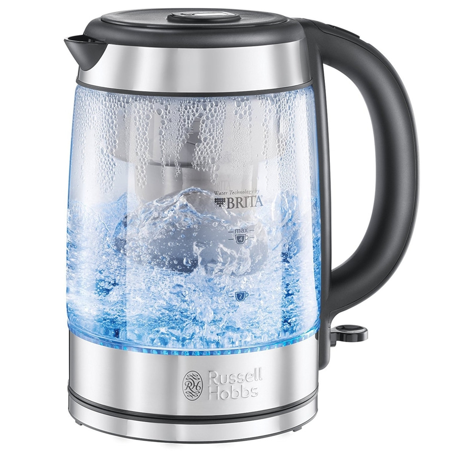 RUSSELL HOBBS Wasserkocher mit Brita Wasserfilter Clarity 20760-57 1 L silber