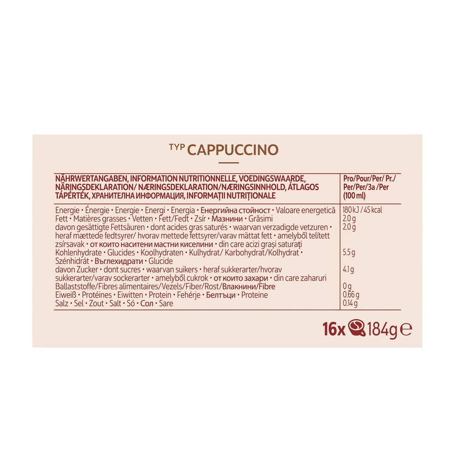 SENSEO Pads Typ Cappuccino Senseopads 5 x 16 Getränke Kaffeepads Vorteilspack