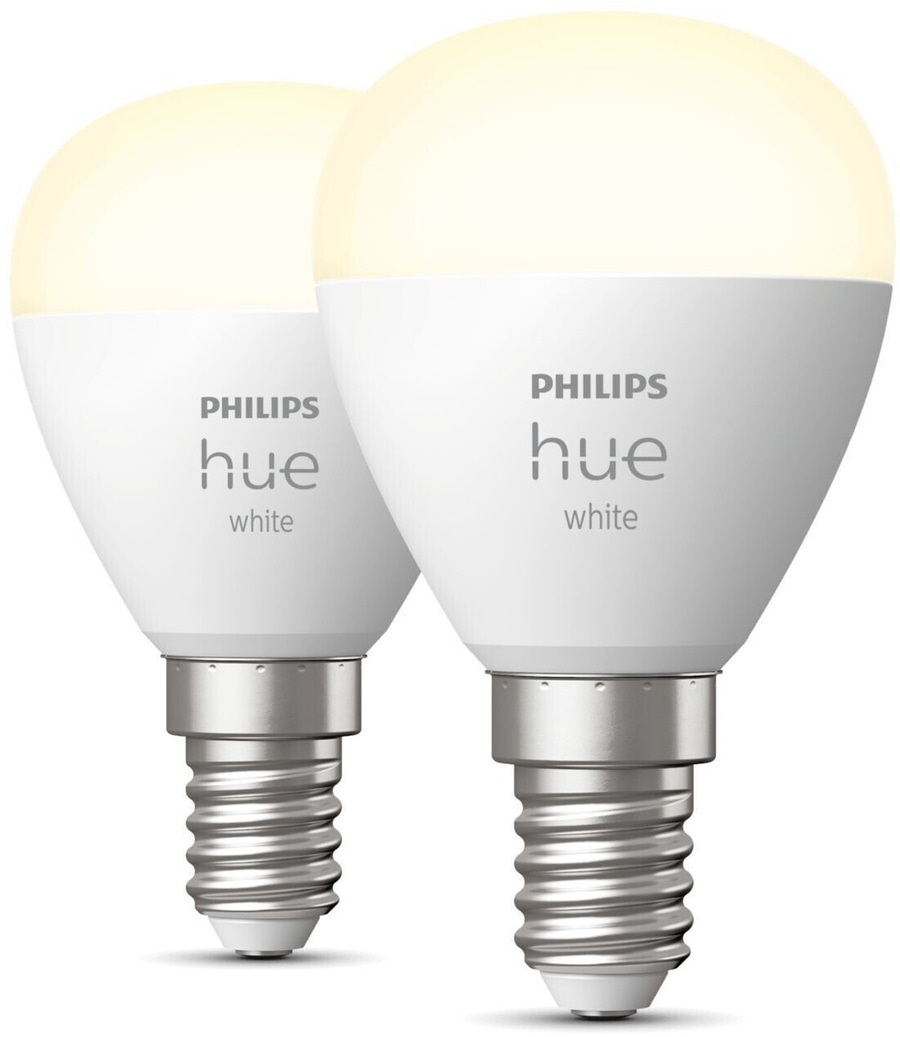 PHILIPS HUE White E14 5,7W/470lm Doppelpack intelligentes Leuchtmittel BT NEU