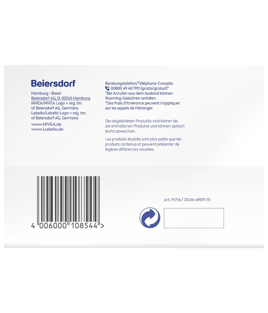 NIVEA Wegbegleiter Geschenkset Oil Pflegedusche Soft Milk Labello Kulturbeutel
